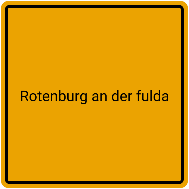 Meldebestätigung Rotenburg an der Fulda